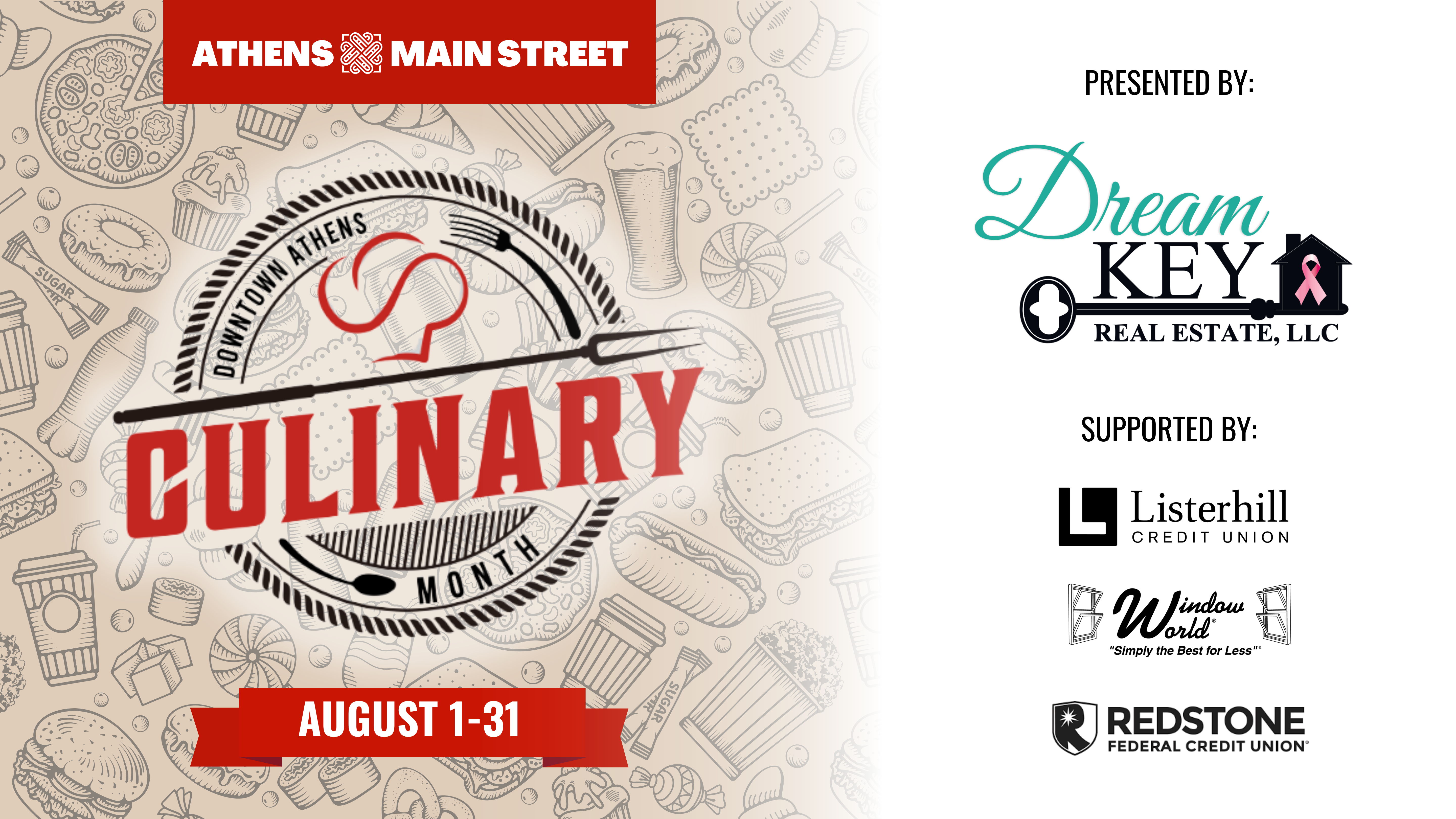 Athens Main Street Announces Annual Downtown Athens Culinary Month